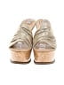Diane von Furstenberg Metallic Silver Wedges Size 8 1/2 - photo 2
