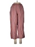 Flax 100% Linen Stripes Orange Linen Pants Size 10 (M) - photo 1