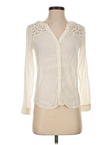 Ann Taylor Long Sleeve Blouse (view 1)