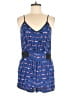 Xhilaration Hearts Blue Romper Size L - photo 1