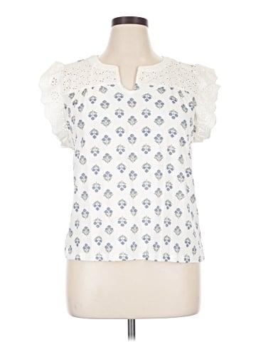Lucky Brand Short Sleeve Blouse (view 1)