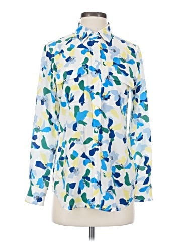 Equipment Long Sleeve Button-Down Shirt (view 1)
