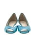 Nine West Color Block Teal Flats Size 7 1/2 - photo 2