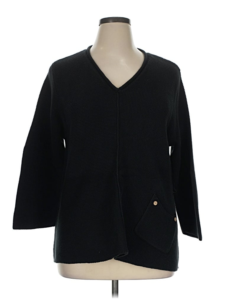 Pre-owned Habitat Pullover Sweater In Black