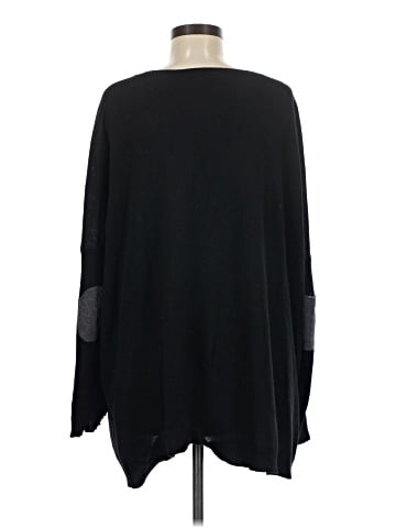 Quo-ta-tion Cashmere Pullover Sweater (view 2)