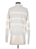 Rails Stripes Silver Cashmere Pullover Sweater Size XS - photo 2
