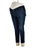 Isabel Maternity Solid Blue Jeans Size 12 Maternity - photo 1