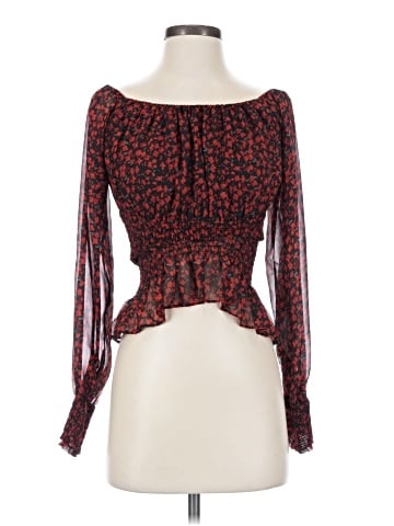 Lulus Long Sleeve Blouse (view 1)