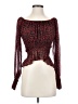 Lulus 100% Polyester Red Long Sleeve Blouse Size XS - photo 1