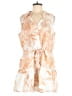 AaKaa 100% Polyester Paisley Orange Romper Size L - photo 1
