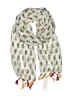 Francesca's 100% Polyester Green Scarf One size - photo 1