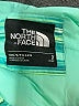 The North Face 100% Polyester Stripes Teal Snow Jacket Size S (kids) - photo 3