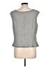 PAPELL Studio 100% Polyester Gray Sleeveless Blouse Size L - photo 2
