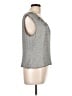 PAPELL Studio 100% Polyester Gray Sleeveless Blouse Size L - photo 4