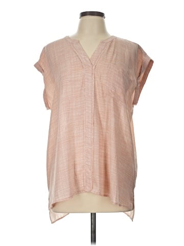 Worthington Short Sleeve Blouse (view 1)