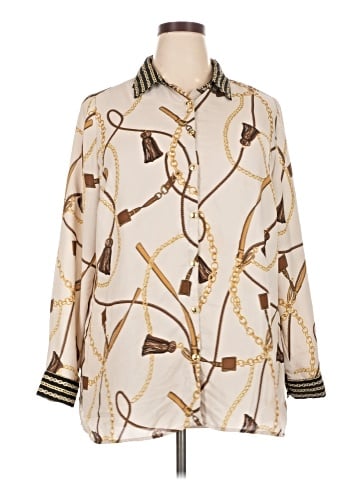 Roz & Ali 3/4 Sleeve Blouse (view 1)