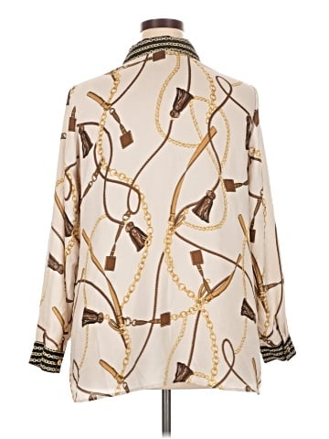 Roz & Ali 3/4 Sleeve Blouse (view 2)