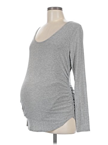 Beyond the Bump by Beyond Yoga Long Sleeve T-Shirt (view 1)