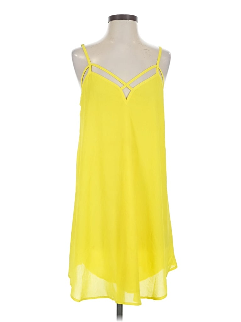 Pre-owned Bishop + Young Casual Dress In Yellow