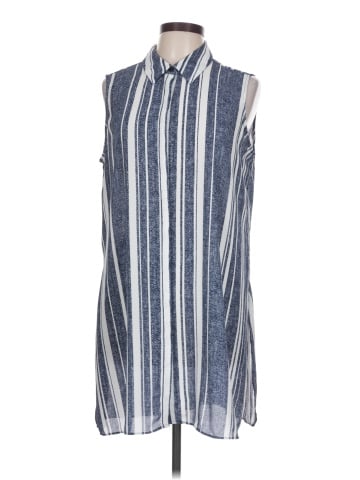 Alfani Sleeveless Button-Down Shirt (view 1)