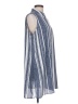 Alfani Blue Sleeveless Button-Down Shirt Size 12 - photo 4