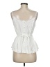 Francesca's White Sleeveless Blouse Size M - photo 2