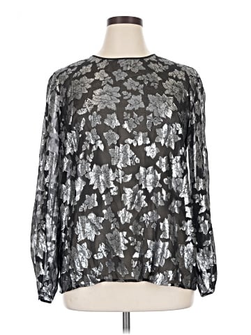 Club Monaco Long Sleeve Silk Top (view 1)