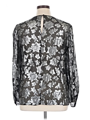 Club Monaco Long Sleeve Silk Top (view 2)