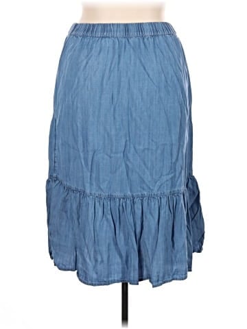 Ann Taylor LOFT Outlet Denim Skirt (view 2)