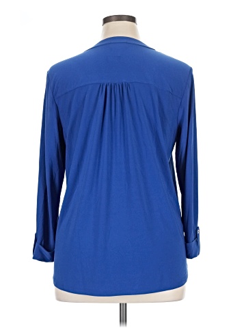 Jones New York Signature Long Sleeve Blouse (view 2)