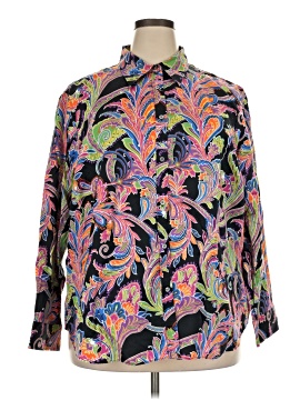 Lauren by Ralph Lauren Long Sleeve Button-Down Shirt (view 1)