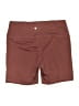 Yogalicious Solid Brown Athletic Shorts Size 1X - photo 2