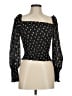 Maje 100% Viscose Black Long Sleeve Blouse Size Med (2) - photo 1