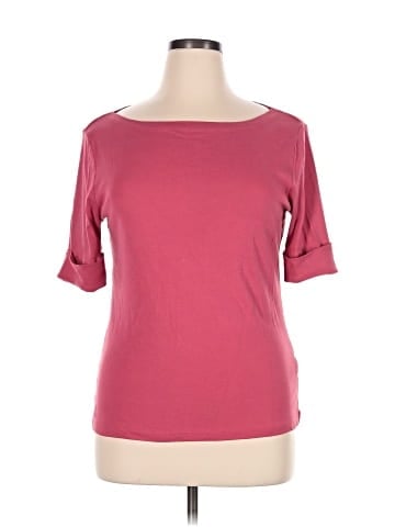 Lauren by Ralph Lauren 3/4 Sleeve T-Shirt (view 1)