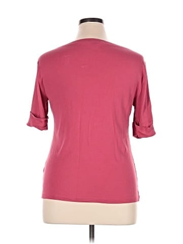 Lauren by Ralph Lauren 3/4 Sleeve T-Shirt (view 2)