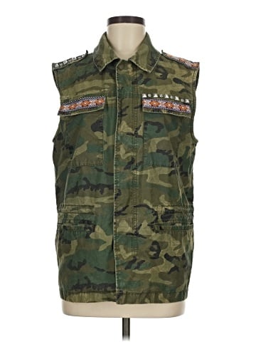 Ecote Sleeveless Button-Down Shirt (view 1)