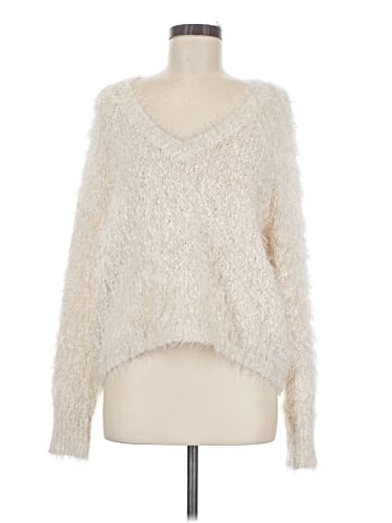 Knitted & Knotted Pullover Sweater (view 1)
