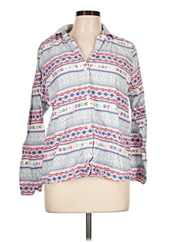 Old Navy 3/4 Sleeve Button-Down Shirt (view 1)