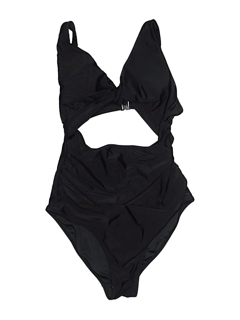 Pre-owned Charmo One Piece Swimsuit In Black