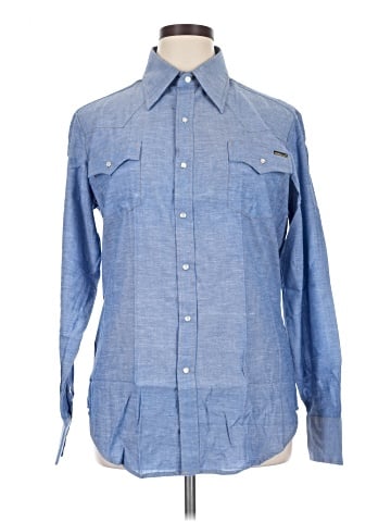 Sears Long Sleeve Button-Down Shirt (view 1)