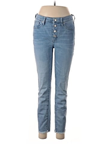 Madewell 9" High-Rise Skinny Crop Jeans: Button-Front Edition (view 1)