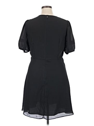 Madewell Pintuck Puff-Sleeve Mini Dress (view 2)