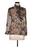 Massimo Dutti Brown Long Sleeve Blouse Size 6 - photo 1