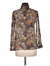 Massimo Dutti Brown Long Sleeve Blouse Size 6 - photo 2