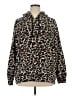 Lou & Grey Animal Print Brown Pullover Hoodie Size XL - photo 1