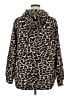 Lou & Grey Animal Print Brown Pullover Hoodie Size XL - photo 2