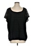 Merona Black Short Sleeve Top Size 2 - photo 1