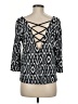 Deb Black 3/4 Sleeve Top Size M - photo 2
