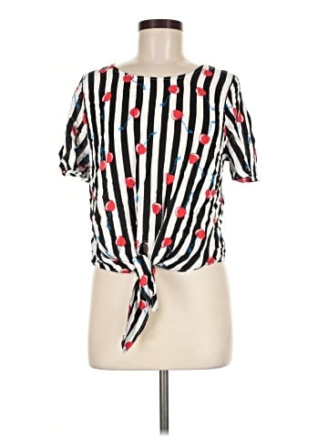 Cynthia Rowley Short Sleeve Blouse (view 1)