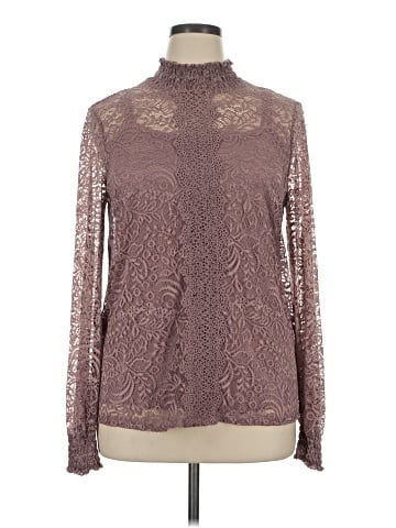 Cable & Gauge Long Sleeve Blouse (view 1)